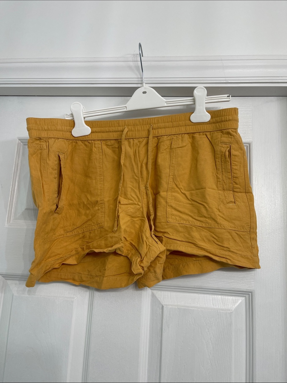 Maurices Mustard Yellow Casual Shorts